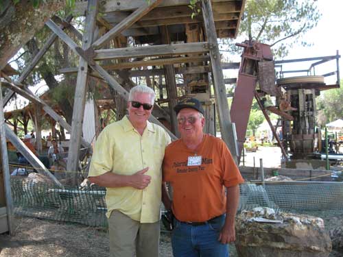 Huell Howser at the Pokerville Mine, Amador County Fair, Plymouth, CA